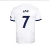 23 24 Spurs Camisas de futebol MADDISON SON ROMERO RIHARLISON KULUSEVSKI 2023 2024 VAN DE VEN BISSOUMA JOHNSON Tottenham Kit de futebol Camisa Top Homens Crianças Conjuntos de alta qualidade