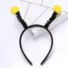 Acessórios de cabelo menino menina crianças bonito abelha joaninha alienígena antena headband adorável bola de pelúcia hoop halloween festa de aniversário gift13164