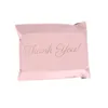 Mailzakken 50 stks Bedankt Pink Proze kleur Plastic geschenken schoenendozen