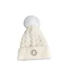 Designer Monclears Beanie Monclair Ny stekt degvridningar Sticked Hat Childrens Meng Family Autumn and Winter Korean Edition Söt Lady Warm and Cold Proof Sticked Ha