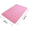 Tapis bain salle de bain sol douche tapis antidérapant doux mousse à mémoire tapis microfibre tampon pour Patio Hall porche entrée décoration