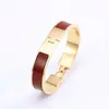 bangle stainless steel gold buckle bracelet fashion jewelry men and women bracelets 17cm 19cm Y36r#