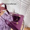 Genuine Leather New High Definition Nurse Doctor Half Hand Sewn One Cross Shoulder Handheld Medicine Bag Sea Anemone Purple l