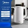 Other Home Garden Midea Electric Kettle Stainless Steel Small Household Appliances Automatic Power Off 231130