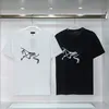 デザイナーメンズTシャツヘレンTシャツファッションカジュアル100％ピュアコットンのしわ抵抗性スリムフィットレタープリントカップル黒と白の大きなM-3xl