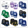 Maglie da hockey Toronto Maple Custom Leafs 24 Wayne Simmonds 89 Nicholas Robertson 70 Matt Onuska 80 Richard 98 Victor Mete 37 Liljegren 23 Knies 91 John Tavares