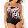 Women's Swimwear 5XL Plus Size Women Sexy Striped One Piece Large Swimsuit Body Closed Female Bathing Suit Pool Beach Swimming 2023