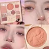 Eye Shadow Eyeshadow Milk Tea Color Highlighting and Contouring All In One Palette Matte Pearlescent Multi Purpose 231129