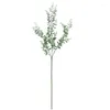 Fleurs décoratives artificielles en plastique branches d'eucalyptus Simulation plante arrangement de fleurs accessoires mariage maison jardin décoration