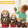 Bonecas 5 camadas morango meninas matryoshka boneca de madeira boneco de neve russo nidificação crianças aniversário natal crianças presentes brinquedo 231130