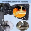 Kitchen Faucets Winter Faucet Cover Waterproof Outdoor Freeze Protection Sock Outside Garden Reusable Tap Protector Anti-Freeze Hose Bib