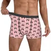 Mutrinhos coloridos rosa óculos e bigode homens cueca cueca shorts calcinha calcinha sexy macia para masculino plus size