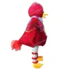 2024 Performance Costumes de mascotte d'oiseau rouge Carnaval de dessin animé Hallowen Performance Unisexe Jeux de fantaisie Tenue de vacances Costume de publicité extérieure Costume