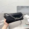 borsa firmata da donna borse a catena sotto le ascelle borsa a tracolla firmata borse a tracolla con patta sopra la borsa da pranzo borsa alla moda