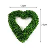 Dekorativa blommor trädgårdsprodukter topiary boxwood hjärtdörr hängande kärlek heminredning