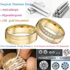 Cluster Rings Crown Wedding Engagement Par Set för män och kvinnor 1 par Dubai African Western Cz Diamond 18K Gold Plated SMYELLTY