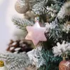 Décorations de Noël décorations d'arbre de Noël 3cm Pink Light Gold Ball Ball Pendant Joyeux Noël 231129