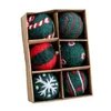 Dekoracje świąteczne 636PCS Felt Ball Ornaments Xmas Tree Dekoration