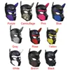 Cockrings Sexy Party Masks Puppy Play Dog Hood Mask Padded Latex Rubber Role Play Cosplay Full HeadEars Halloween Mask Sex Toy For Couple 231130