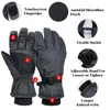 Gants de ski OZERO hommes femmes hiver gant ultraléger en cuir PU antidérapant écran tactile imperméable moto cyclisme polaire neige chaude 231129