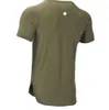 ملابس اليوغا ll في الهواء الطلق قميص Tee Men Tee Mens Mens Quick Dry Dry-Wicking Sport Short Top Top Sleeve for Litness Style 2