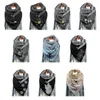 Scarves Womens Blanket Scarf For Mother Winter Travel Chunky Warm Wrap Button Soft Shawl Cold Weather Supplies