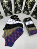 Gg Socks Ff Socks Designer Mens Womens Socks Five Pairs Luxe Sports Winter Mesh Letter Printed Sock Embroidery Cotton Man Woman with Box 285