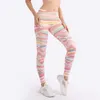 Leggings voor dames verkopen nylon stretch outdoor fitness sport fashion foot broek street dames slijtage zweetbroeken