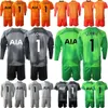 Gardien de but de football pour hommes de l'équipe du club 20 Fraser Forster Jersey Set 2022-23 GK Manches longues 40 Brandon Austin 13 Guglielmo Vicario 1 Hugo Lloris Kits de maillots de football ReCi