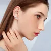 Boucles d'oreilles à clous en perles coréennes pour femmes, tendance, haut de gamme, sensation de tempérament, accessoires d'été