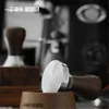 Verktyg 58.35mm kaffekafferpulver Hammer Tryck på trähandtag Kaffedistributör för kaffe Espresso Powder Hammer Tampers Machine