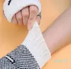 Guanti a cinque dita Touch screen invernale lavorato a maglia Guanti in maglia elasticizzata calda per esterni Imitazione lana Mezze dita senza dita
