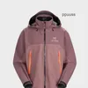 Erkek Ceketler Tasarımcı Arcterys Hoodie Jakets Beta Ar Gore-Tex Şarj Gömlek Kadife Kum/Fenom/Kadife Kum Kahverengi/Feno M WN-U3R1 WN-OX5B