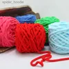 ヤーン100g/ボールチェニル編み糸ソフトアイスストリップラインコットンヤーンディイウール糸