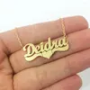 Pendant Necklaces Ufine Personalized Name Valentines Gift For Girl Fashion Heart Necklace Cooper High Quality N2170