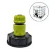 Адаптер для крана бака IBC, разъем для садового шланга, пластиковый адаптер для водяного шланга, сменный клапан, фитинги, фитинги для резервуара для воды345J