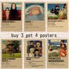 Muurstickers Anime Collectie Miyazaki Hayao Patlabor Totoro Retro Kraftpapier Poster Voor Woonkamer Bar Decoratie Painting3368