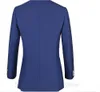 Męskie garnitury Blazers Blue Spling Męskie garnitury 3 sztuki biały szal klapa swobodne smokingi garnitury męskie Blazervestpants dla drużbów ślubnych 231127