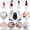 Secadores de unhas sol sun x10 lâmpada de unha led uv max para unhas de gel de secagem rápida esmalte 66 LEDS 280W UNIG DRESER PROFISSIONAL Manicure Salon Tool 230428