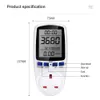 Energimätare Digital Wattmeter AC 220V 110V Power Electricy Consumption EU Plug Kilowatt Wattage Electricity 230428