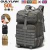 Уличные сумки Oulylan 30L/50L Нейлон Водонепроницаемый Треккинг Рыбалка Охота Сумка Рюкзак Открытый Военные Рюкзаки Тактический Спорт Кемпинг Туризм Q231130