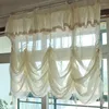 Gardin prinsessan vind ballong vatten våg tila för fönster balkong vardagsrum dekoration w260cmxh240cm