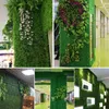 Fleurs décoratives en gros Simulation plante décoration murale Milan herbe Eucalyptus plastique artificiel fond de pelouse
