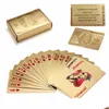 Kartenspiele, hochwertiges, besonderes, ungewöhnliches Geschenk, 24 Karat vergoldet, Pokerspielen, mit Holzkiste und Zertifikat, traditionelle Bearbeitung, Dh5Pk