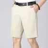 Heren Shorts Plus Size 29-42 Mannen Zomer Mode Casual Formeel Zakelijk Bermuda Katoen Middelbare Leeftijd Vader korte Broek