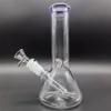 8 tum glas bong tjocka vattenledningar röker vattenpipa bubbler med nedstammen 14 mm bongs.