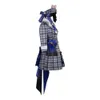 Hololive Hoshimati Suisei Cosplay Plaid manteau et chapeau virtuel Youtuber Suisui S perruque chapeaux Vtuber scène Costumes