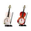 Uhren Zubehör Sonstiges 77JB Simulation Violine Wecker Vintage Schreibtisch Kunsthandwerk Retro Ornamente