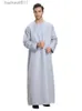 Robes pour hommes 2023 nouveau loisirs Style ethnique Simple Long hommes taille ample couleur unie polyvalent personnalisé sans col chemise Robe L231130