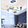 천장 조명 현대적인 장식용 만화 램프 L73cm W80cm H80cm LED 110V 220V AC 비행기 데 어린이 침실 램프